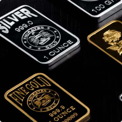 Gold bullion bar — investment in gold Aeterno Dubai